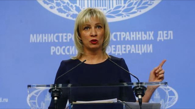 Russian Foreign Ministry spokeswoman Maria Zakharova