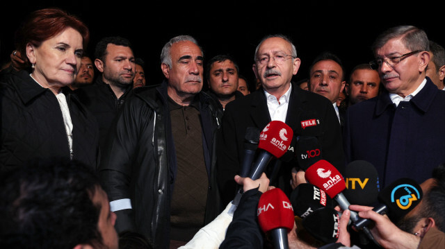 CHP Genel Başkanı Kemal Kılıçdaroğlu, İYİ Parti Genel Başkanı Meral Akşener ve Gelecek Partisi Genel Başkanı Ahmet Davutoğlu ile sel felaketinin yaşandığı Şanlıurfa'da incelemelerde bulundu.