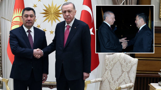 Cumhurbaşkanı Erdoğan - Kırgızistan Cumhurbaşkanı Caparov 