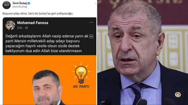 Ümit Özdağ'ın Suriyeli dediği Mohammad Fanssa, Türkmen çıktı