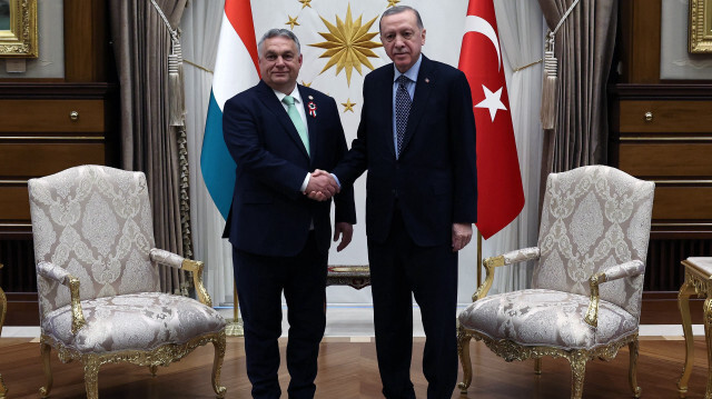 Cumhurbaşkanı Erdoğan, Macaristan Başbakanı Orban'ı kabul etti.