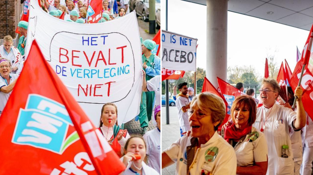 Hollanda'da 200 bin kişilik sağlık personeli grevi