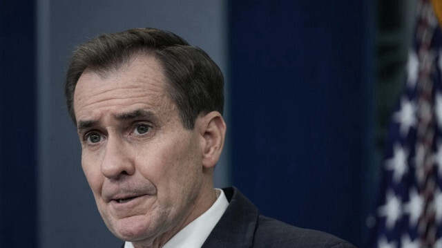 Le coordinateur des communications stratégiques au Conseil de sécurité nationale, John Kirby. Crédit photo: Drew Angerer / GETTY IMAGES AMÉRIQUE DU NORD / Getty Images/AFP