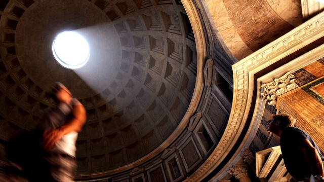 Le Panthéon, monument symbole de  Rome. Crédit photo: TIZIANA FABI / AFP