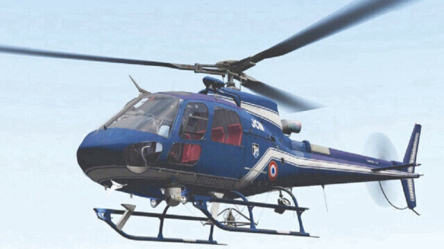 Kuzey Irak'ta PKK'lıları taşıyan Eurocopter AS350 tipi helikopter düştü.