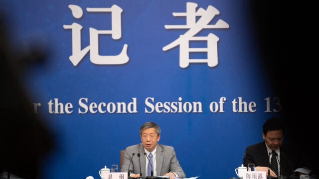 Gouverneur de la Banque populaire de Chine, Yi Gang. Crédit photo: Fred DUFOUR /archives /AFP