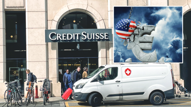 Credit Suisse Bankası.