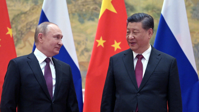 Le Président chinois Xi Jinping et Vladimir Poutine, Président de la fédération de Russie. Crédit Photo: AFP