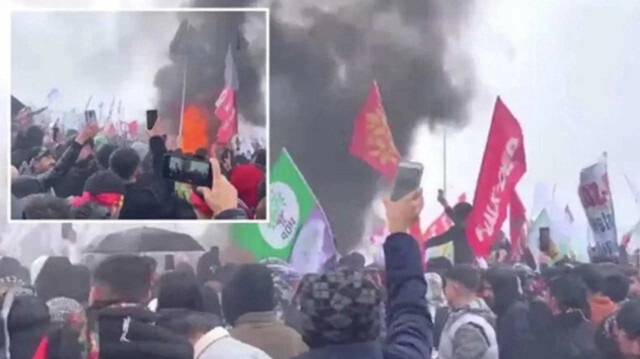 İstanbul'da nevruz kutlamasında yasa dışı slogan atan 224 kişi yakalandı.
