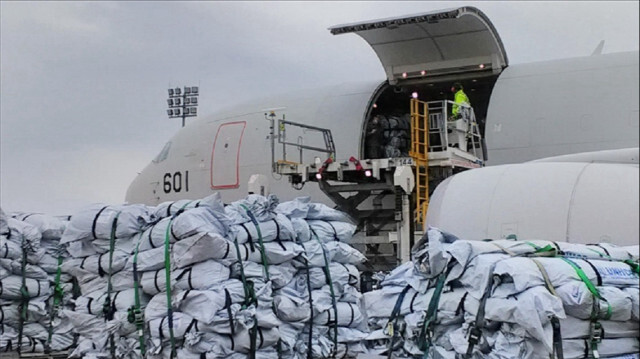 Japan sends relief aid to Türkiye as part of NATO-coordinated air-bridge