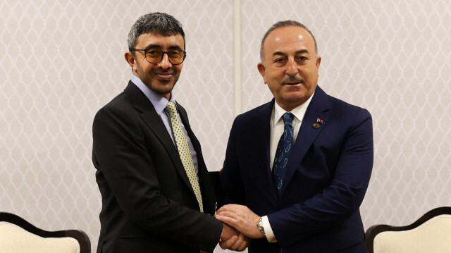 Dışişleri Bakanı Çavuşoğlu ve Bakan Nahyan