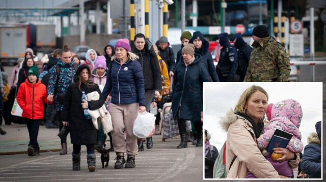 Polonya'ya geçen Ukraynalı mülteci sayısı 10,5 milyonu aştı.