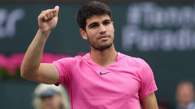 Carlos Alcaraz redevient n°1 mondial. Crédit photo : JULIAN FINNEY / GETTY IMAGES NORTH AMERICA / Getty Images via AFP