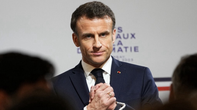 Le président français, E. Macron. Crédit Photo: Michel Euler / POOL / AFP