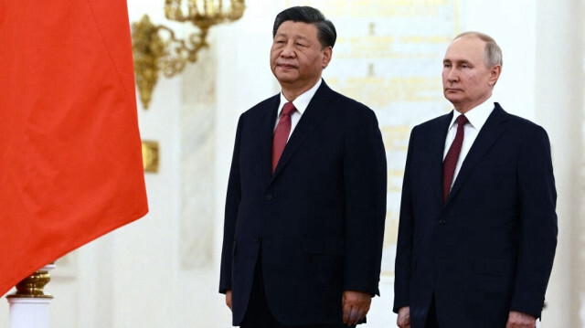 Les présidents chinois et russe, Xi JInping et Vladimir Poutine. Crédit Photo: Alexey MAISHEV / SPUTNIK / AFP