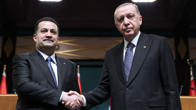 Cumhurbaşkanı Erdoğan, Irak Başbakanı es-Sudani ile görüştü.
