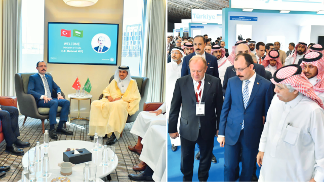 Ticaret Bakanı Mehmet Muş, Suudi Arabistan-Türkiye İş Forumu ile Türk İhraç Ürünleri Fuarı'nın açılışına katıldı. 