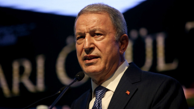Turkish defense minister Hulusi Akar