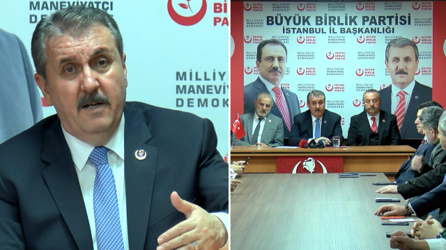 Büyük Birlik Partisi Genel Başkanı Mustafa Destici 