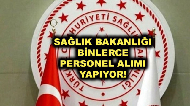 Sağlık Bakanlığı personel alımı