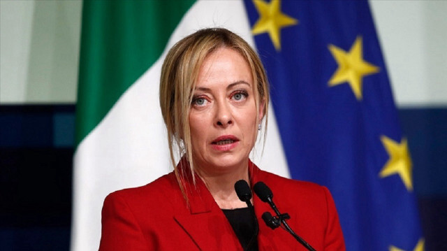 Italy’s prime minister Giorgia Meloni