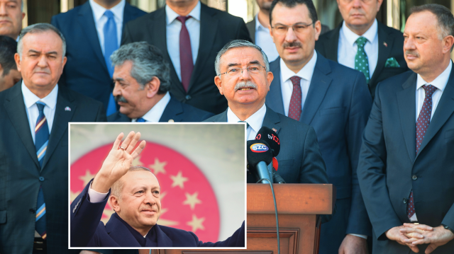 Cumhur İttifakı YSK'ya, Cumhurbaşkanı Erdoğan'ın adaylığı için başvuru yaptı. 