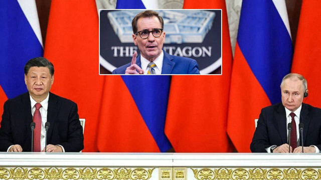 John Kirby, Çin Devlet Başkanı Şi Cinping ve Rusya Devlet Başkanı Vladimir Putin