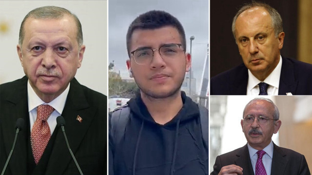 Bu yıl ilk kez oy kullanacak olan genç seçmen, seçimlerin ikinci tura kalması halinde Erdoğan'a oy vereceğini söyledi. 