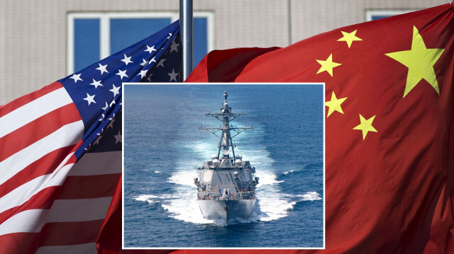 Çin ile ABD arasında Güney Çin Denizi'nde savaş gemisi gerginliği.