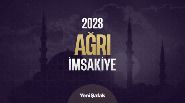 Ağrı İmsakiye 2023
