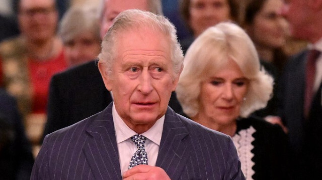 Le roi Charles III et son épouse Camilla reine consort. Crédit Photo: Daniel LEAL / POOL / AFP