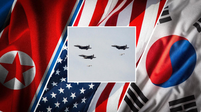 Güney Kore ve ABD Kuzey Kore sınırında gerçek mühimmatla tatbikat yaptı.