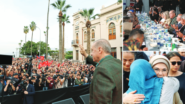 Cumhurbaşkanı Recep Tayyip Erdoğan, Deprem Konutları ve Yeni Devlet Hastaneleri Temel Atma Töreni'ne katıldı. 