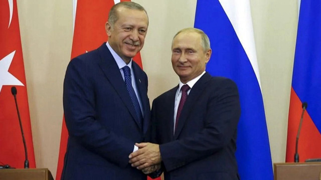 Cumhurbaşkanı Erdoğan-Rus lider Putin