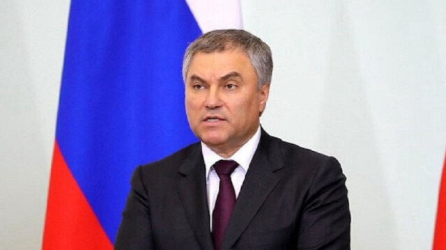 Vyacheslav Volodin, speaker of the State Duma.
