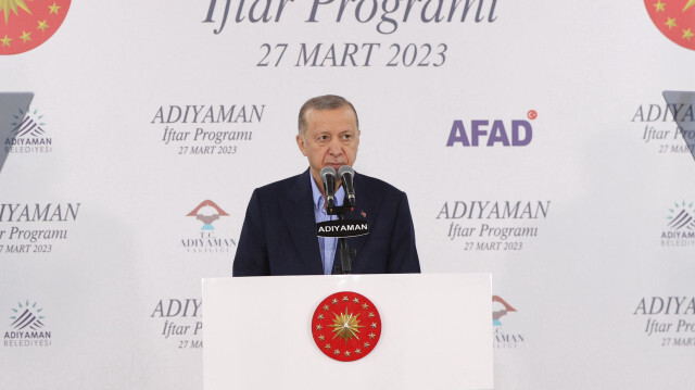 Cumhurbaşkanı Recep Tayyip Erdoğan, Adıyaman'da iftar programına katıldı.