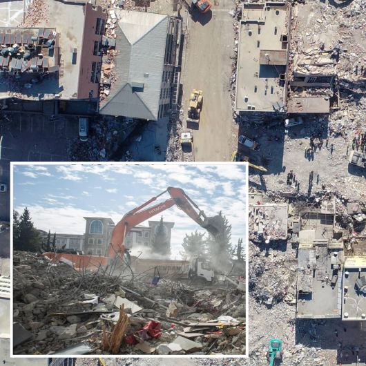 Adıyaman’da enkaz kaldırma yüzde 70 acil binaların yıkımı ise yüzde 42’ye ulaştı
