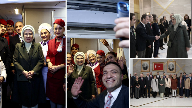 Cumhurbaşkanı Recep Tayyip Erdoğan'ın eşi Emine Erdoğan, New York'taki Türkevi'ni ziyaret etti.