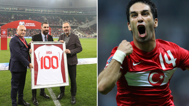 Arda Turan milli takım formasını tam 100 kez giyerken, 16 gol 25 asist yaptı.
