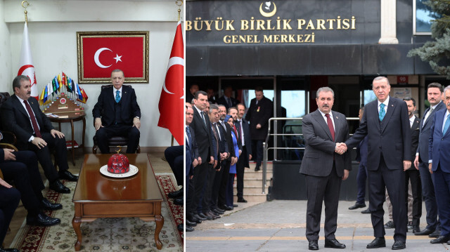 BBP Genel Başkanı Mustafa Destici - Cumhurbaşkanı Erdoğan