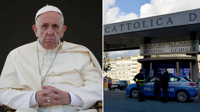 Papa Franciscus rutin kontroller için hastaneye kaldırıldı.