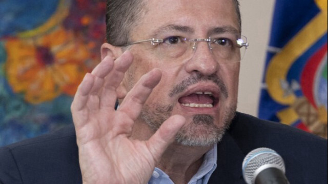 Le président costaricien Rodrigo Chaves. Crédit photo: Ezequiel BECERRA / AFP