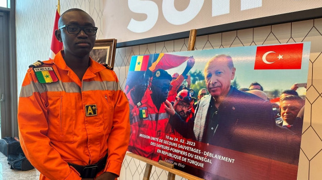 Le chef de l'équipe sénégalaise de recherche et de sauvetage, Djibril Sall. Crédit photo: AA