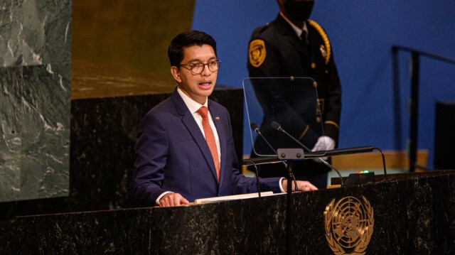 Le président de Madagascar, Andry Rajoelina. Crédit Photo: Ed JONES / AFP