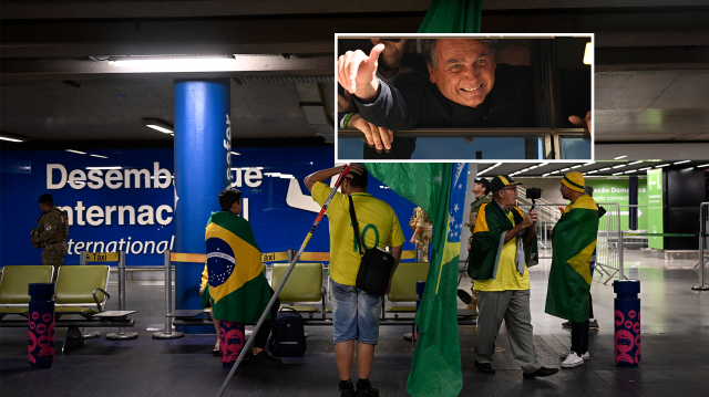 Brezilya'nın Eski Devlet Başkanı Jair Bolsonaro, Brezilya'ya döndü.