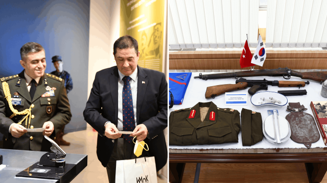 Kore Savaş Anıları Müzesi'ndeki Türkiye bölümü zenginleştirildi