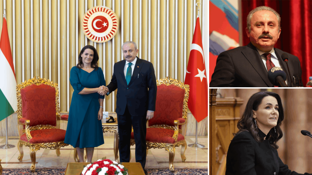TBMM Başkanı Şentop, Macaristan Cumhurbaşkanı Novak ile görüştü.