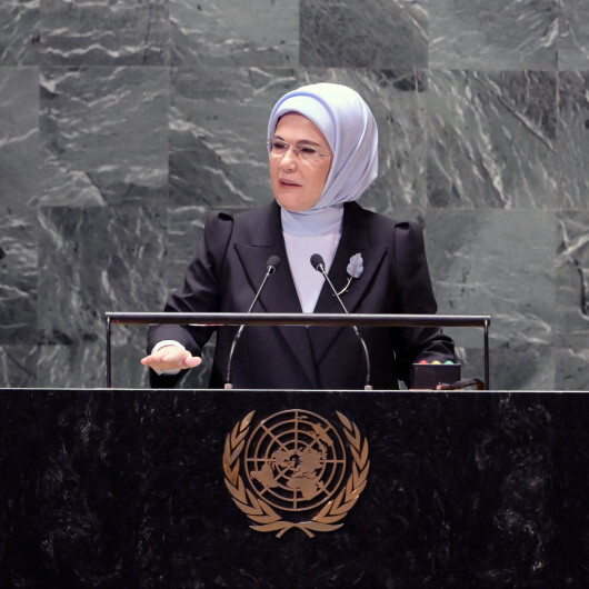 أمينة أردوغان: هناك حاجة لنظام عادل لحل مشاكل المناخ والبيئة