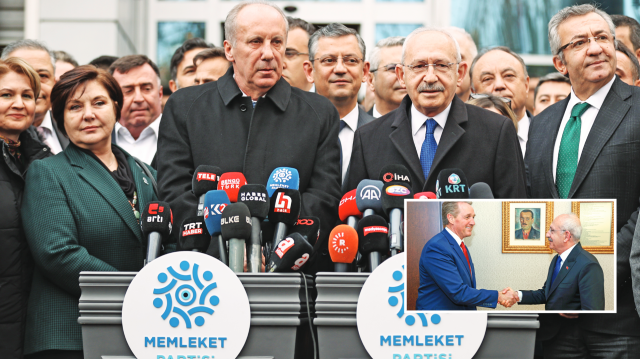 Kemal Kılıçdaroğlu, Muharrem İnce ile görüştü.