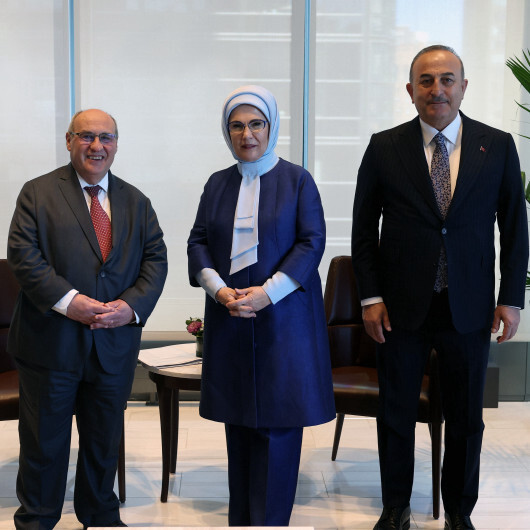 أمينة أردوغان تلتقي مدير عام المنظمة الدولية للهجرة